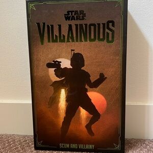 STAR WARS VILLAINOUS: SCUM AND VILLAINY STRATEGY BOARD GAME, Brand new.